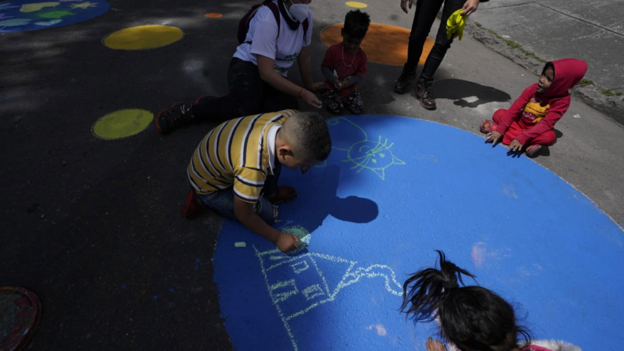 Embellecimiento en el barrio San Bernardo