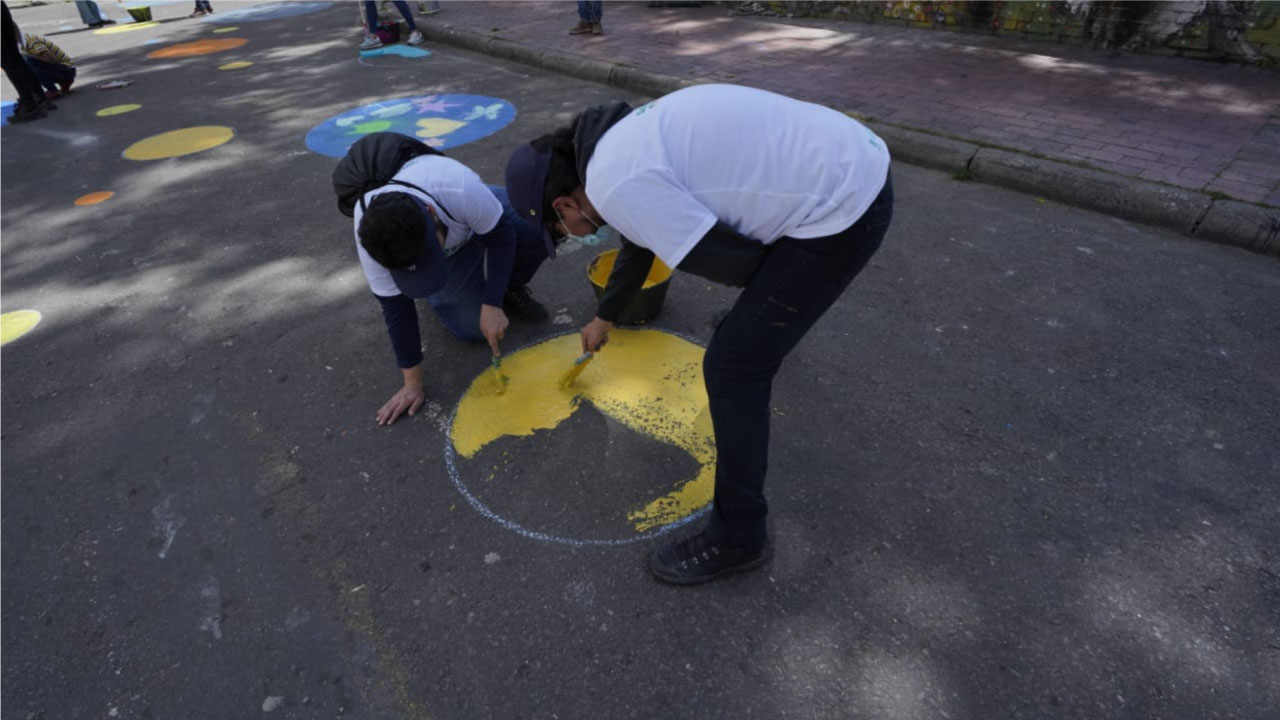 Embellecimiento en el barrio San Bernardo