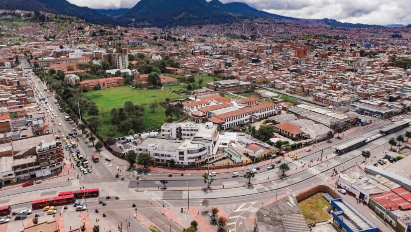 Toma aérea del Complejo hospitalario San Juan de Dios